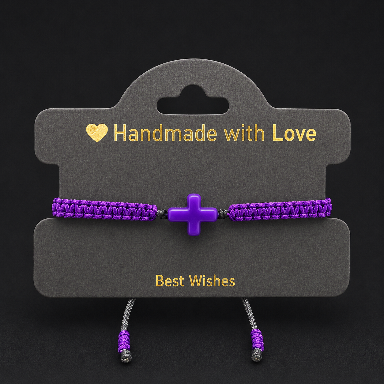 Cross Macrame Bracelet